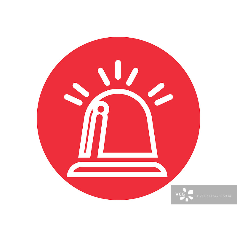 红色警报图标标志符号图片素材