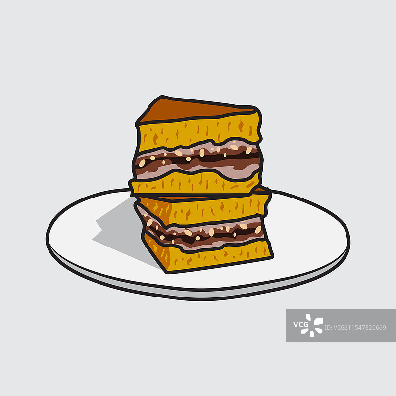 印尼街头美食甜马尔塔巴克概念图片素材