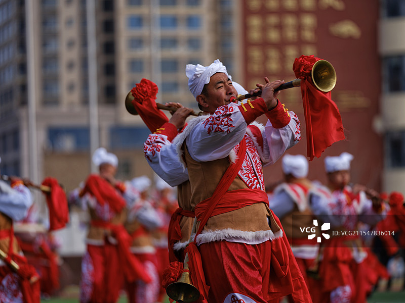 年味里的非遗~陕北锁呐图片素材