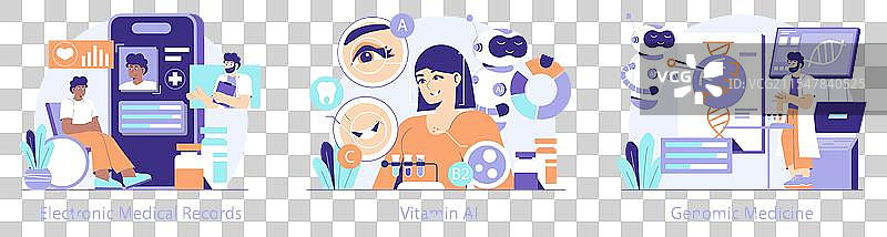 健康科技平面设计图片素材