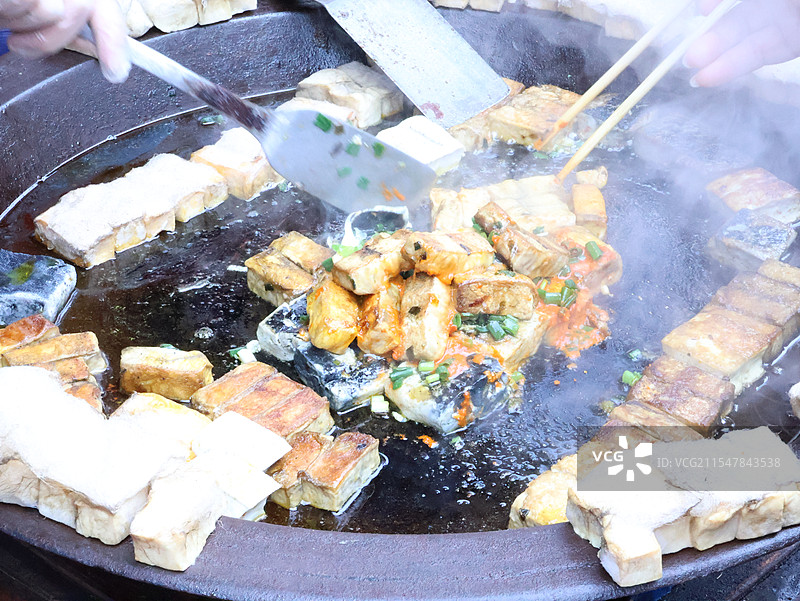 黄山特产美食毛豆腐图片素材