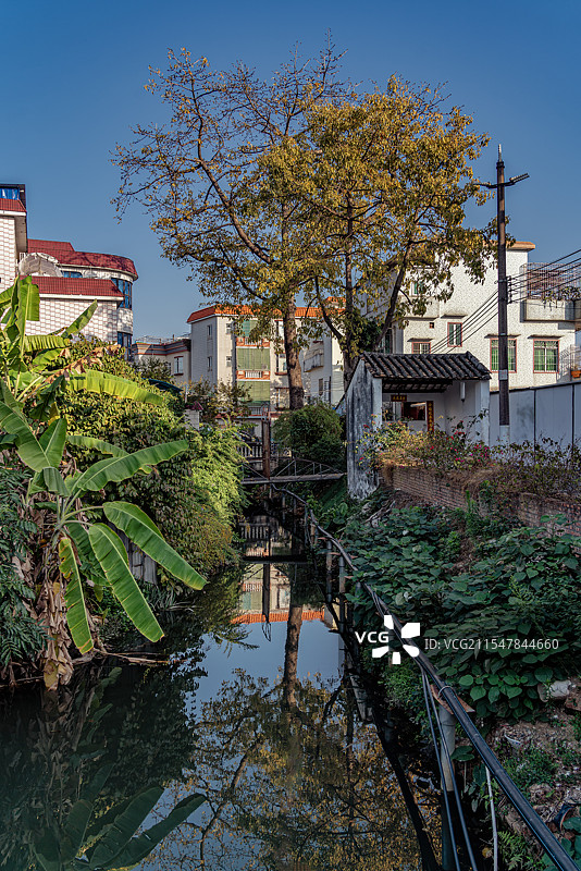 佛山的岭南农村风光图片素材