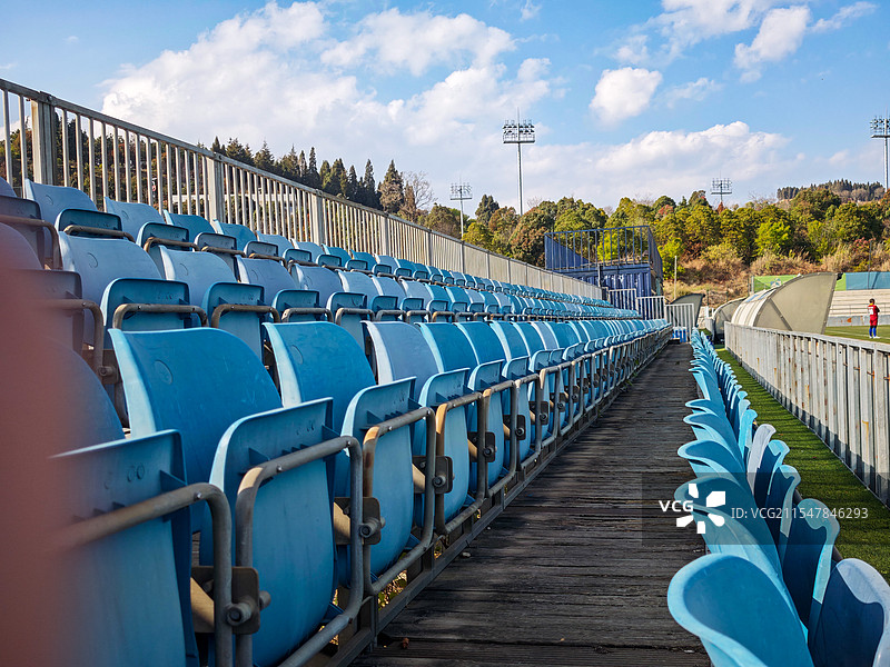 充满希望的中国社区足球图片素材