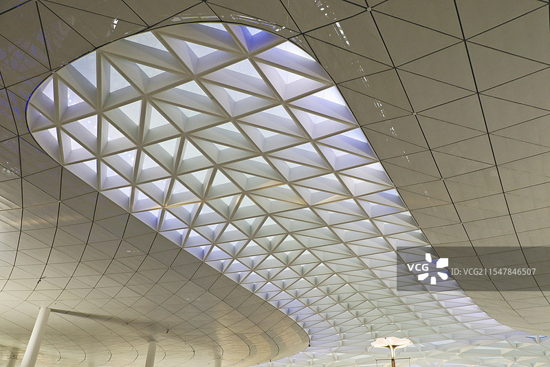 杭州高铁站建筑屋顶设计图片素材