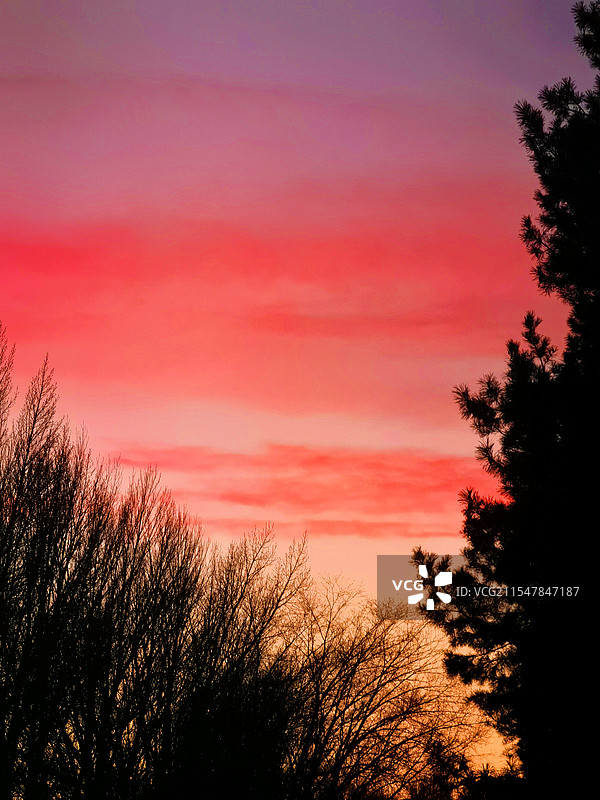 火烧云图片素材