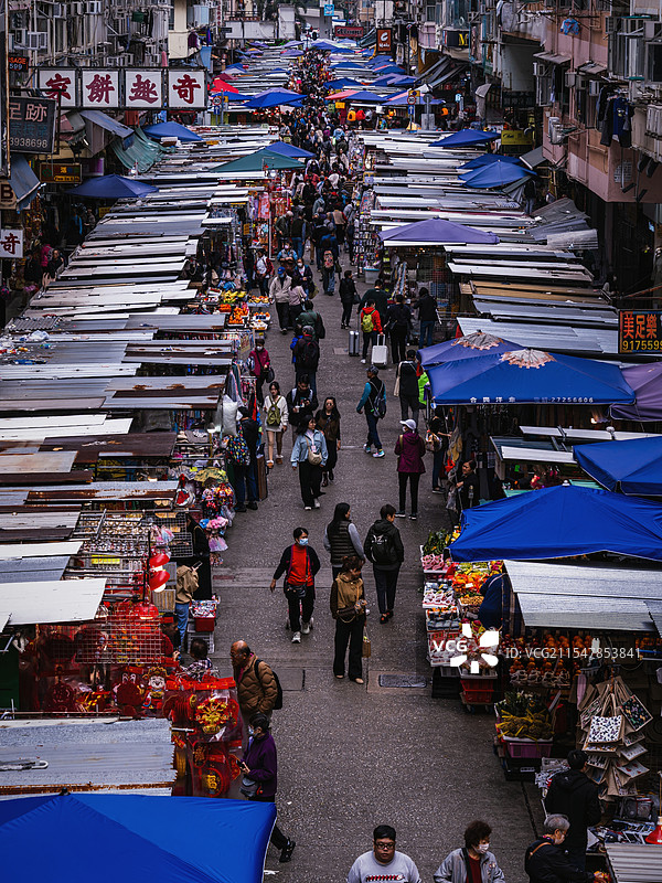香港集市图片素材