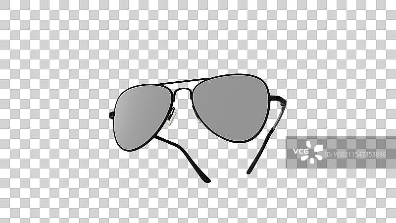 经典飞行员墨镜时尚  潮流百搭飞行眼镜  墨镜图片素材