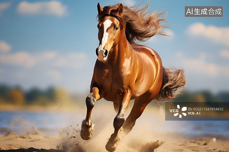 【AI数字艺术】【AI数字艺术】一匹马图片素材