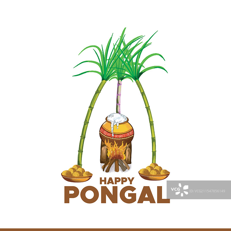 快乐的丰收节印度节日马卡尔·桑克兰提图片素材
