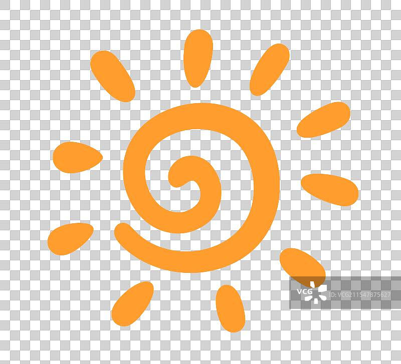 阿兹特克部落太阳手绘涂鸦剪贴艺术图片素材