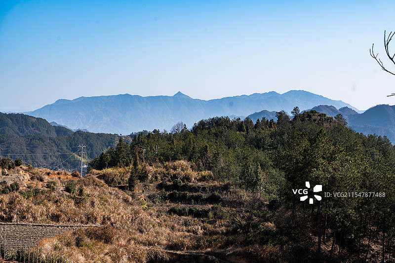 大别山区图片素材