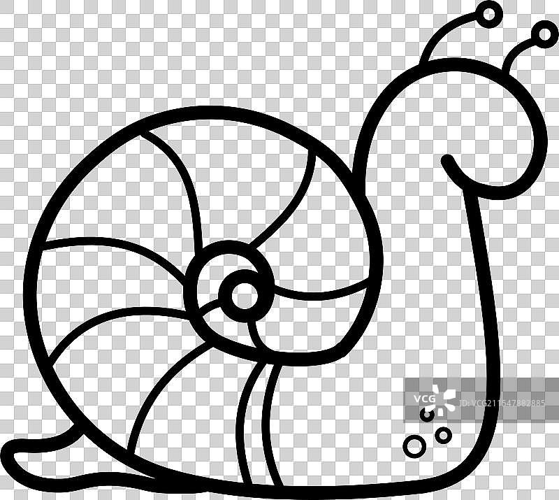 蜗牛 - 简单图标图片素材