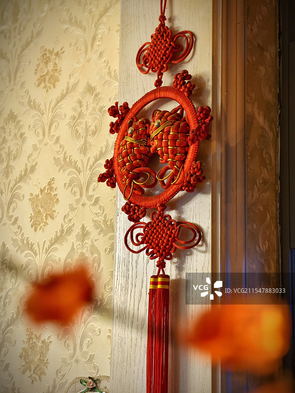 红色中国结图片素材