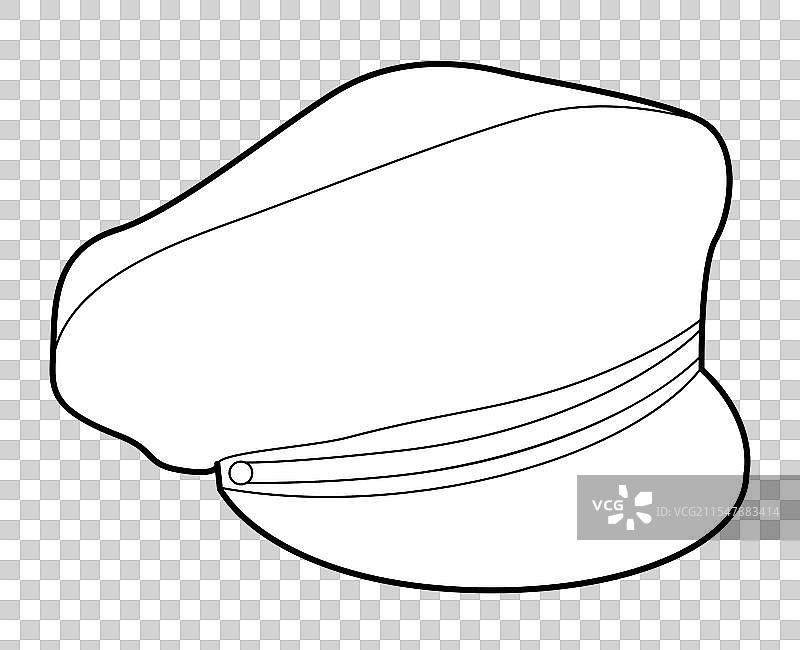 海洋风格的鸭舌帽，适合头部时尚图片素材