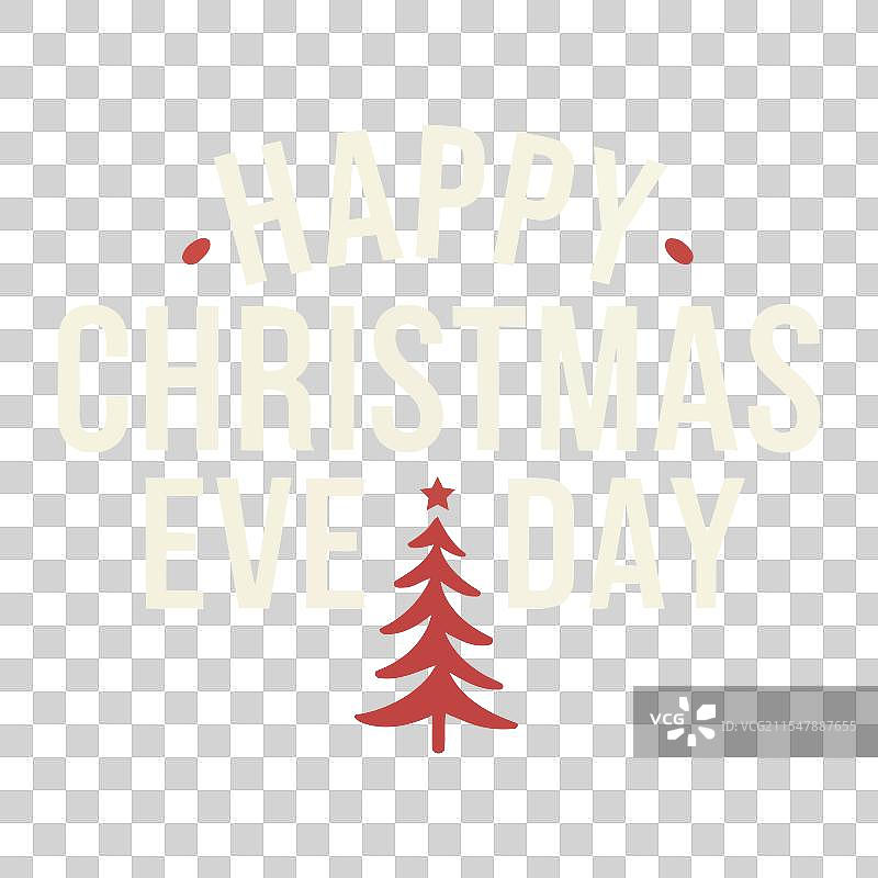 快乐的平安夜T恤设计图片素材