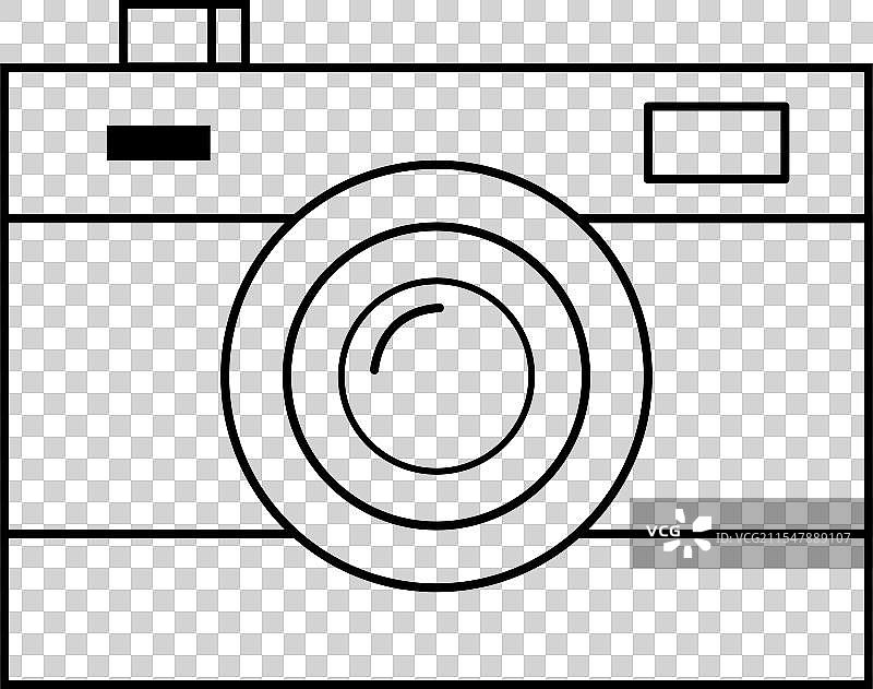 复古风格的详细轮廓图片素材