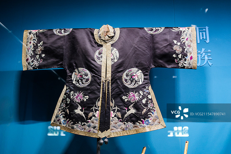 苗族服饰湖南人三湘历史文化陈列湖南博物院图片素材