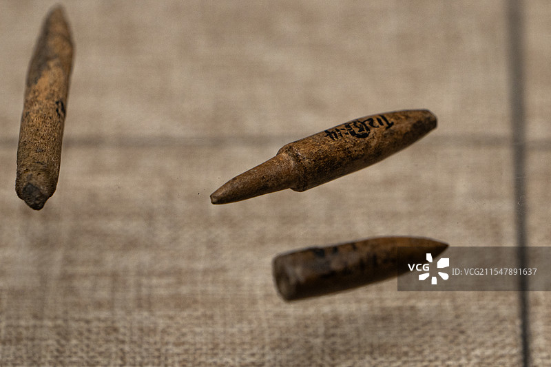 [新石器时代]【宿州博物馆】龙山文化时期骨簇图片素材