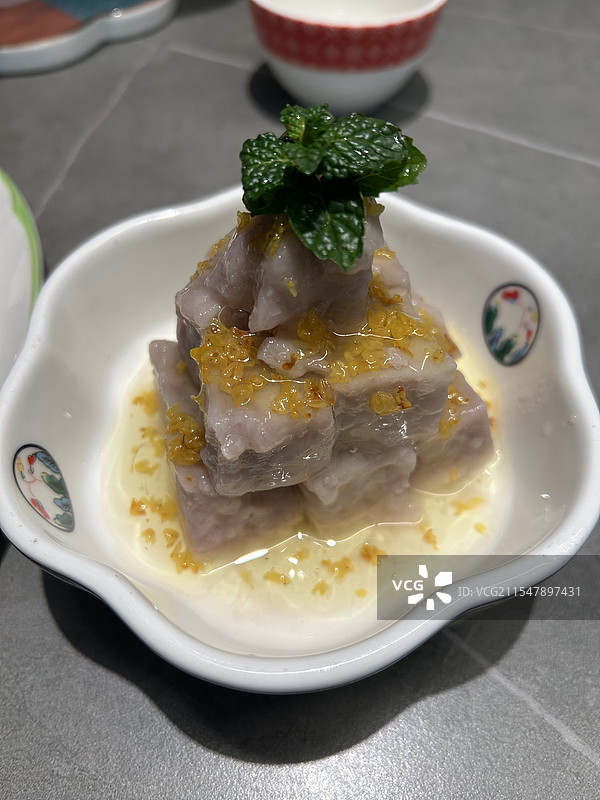 芋泥甜品图片素材