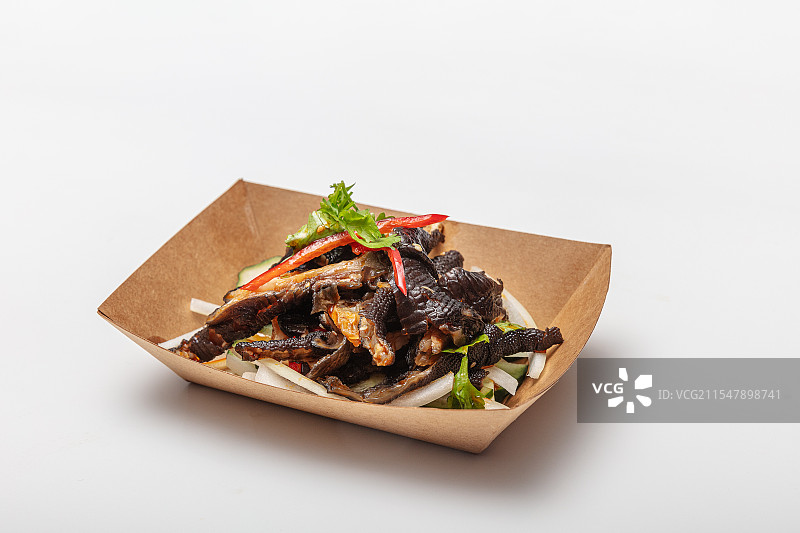 特色凉拌乌鸡爪图片素材