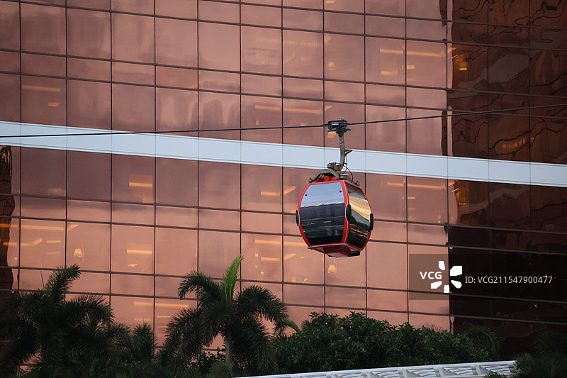 澳门永利皇宫的缆车图片素材