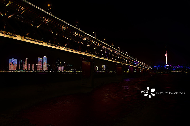 武汉长江大桥图片素材