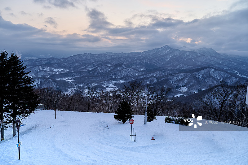 日本北海道札幌藻岩山图片素材