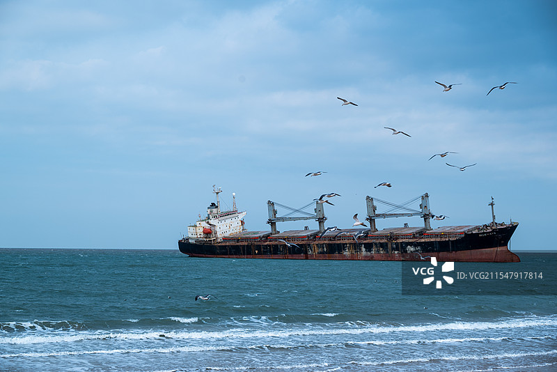 布鲁威斯沉船图片素材