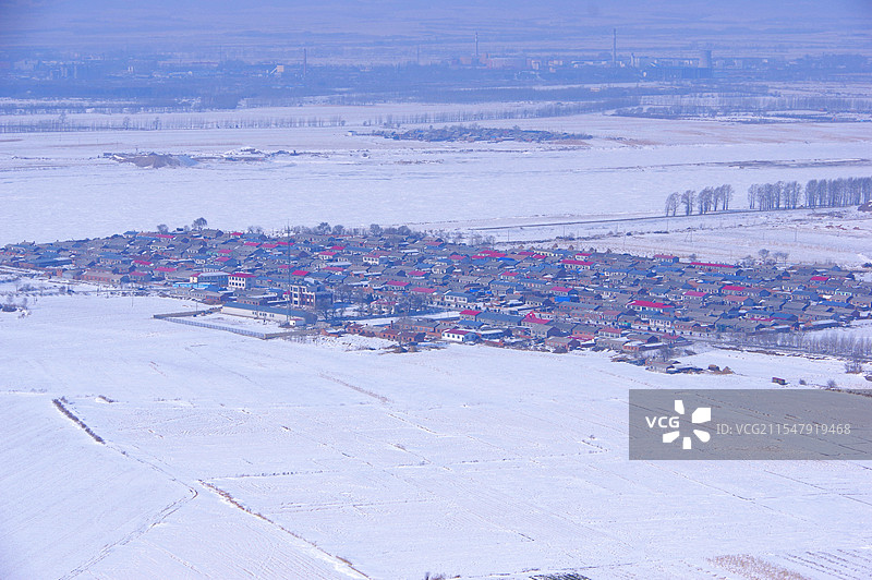 佳木斯市卧龙山风光图片素材