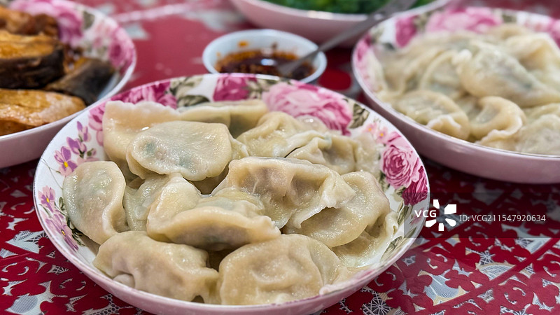 东北水饺吃水饺手工水饺图片素材