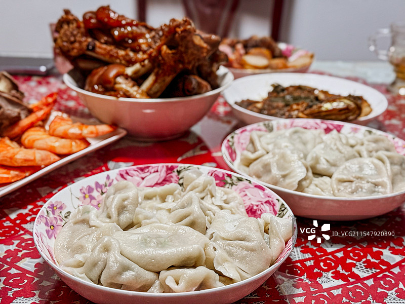 东北家常菜东北饺子图片素材