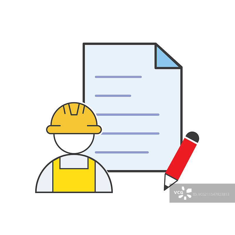 安全帽文件项目规划图标图片素材