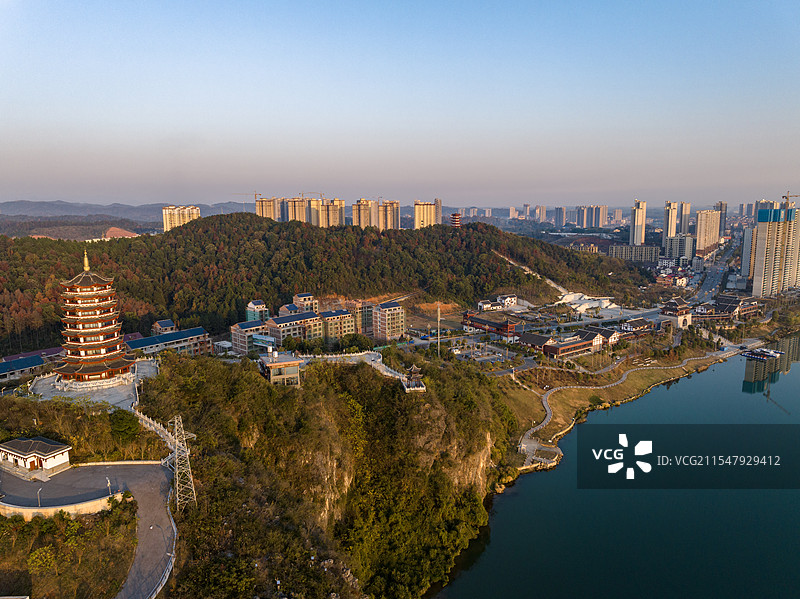 湖南邵阳资江码头图片素材