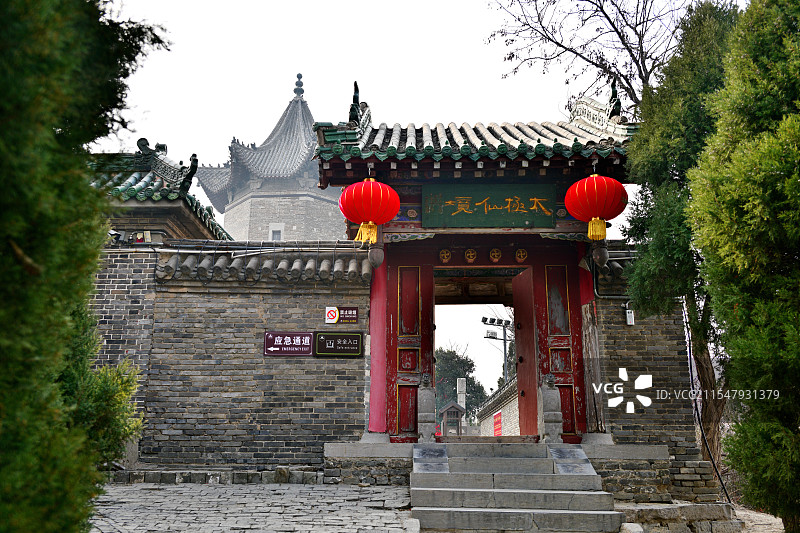 太极仙境，大伾山风景区，河南省鹤壁市浚县图片素材