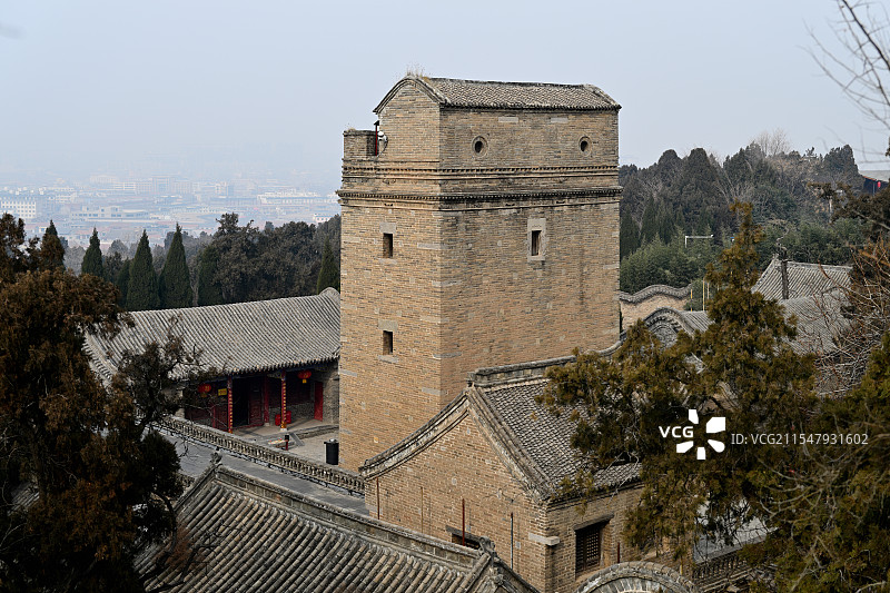 吕祖祠，大伾山风景区，河南省鹤壁市浚县图片素材
