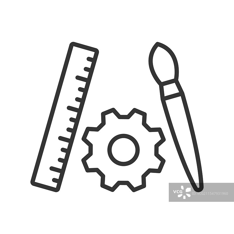 线条设计中的创意图标图片素材