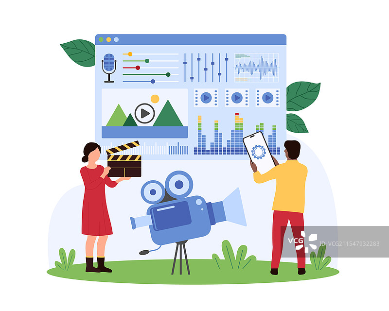 视频制作与剪辑电影蒙太奇小片段图片素材