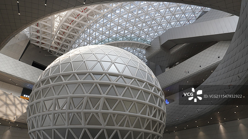 河南省科技馆新馆内部建筑结构图片素材