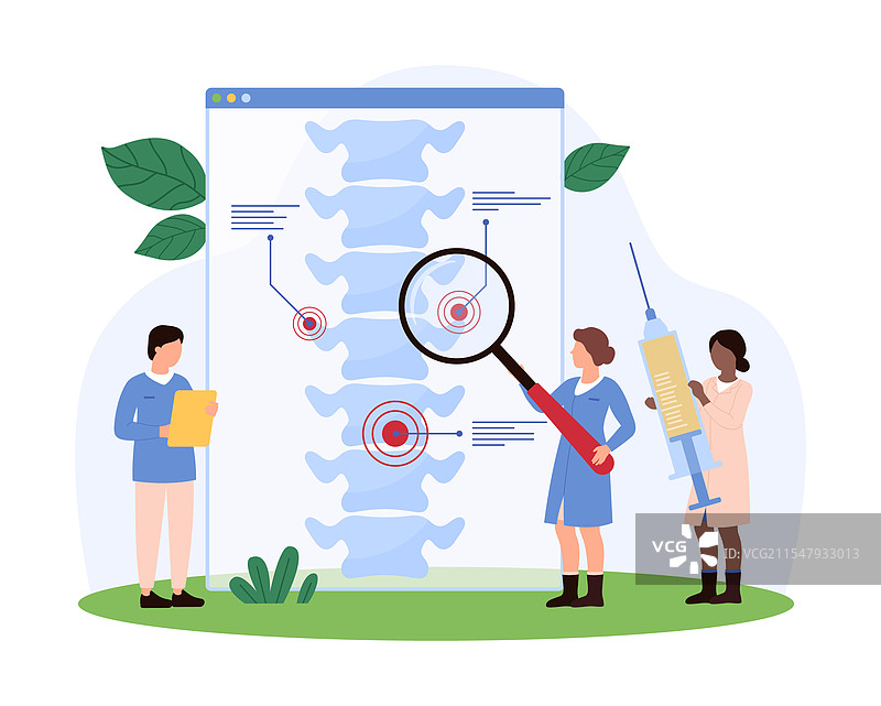 脊柱骨科检查概念图片素材