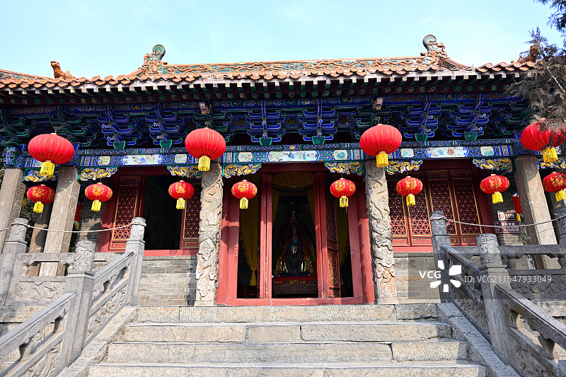 天齐庙，大伾山风景区，河南省鹤壁市浚县图片素材