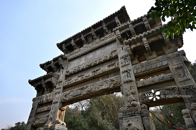龙章宠锡，大伾山风景区，河南省鹤壁市浚县图片素材
