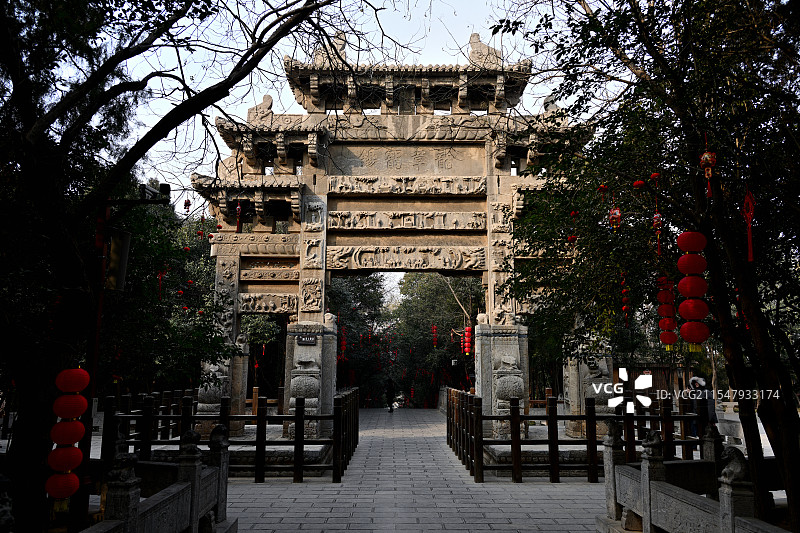 龙章宠锡，大伾山风景区，河南省鹤壁市浚县图片素材