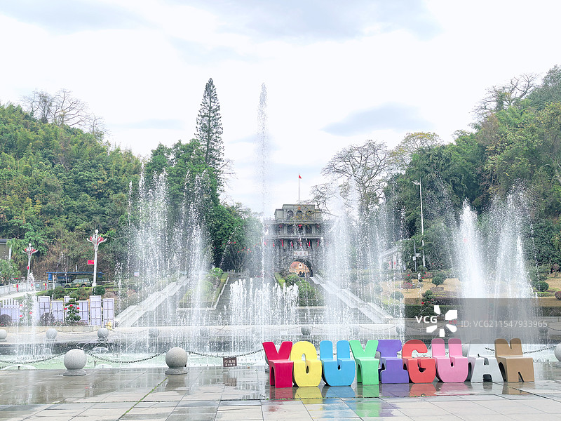 凭祥友谊关关口图片素材