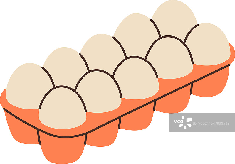 有机农场的鸡蛋装在纸箱里的新鲜鸡蛋图片素材