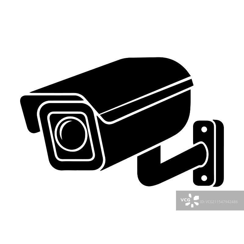 安全摄像头的轮廓 - 设计图片素材