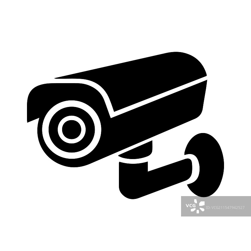 安全摄像头的轮廓 - 设计图片素材