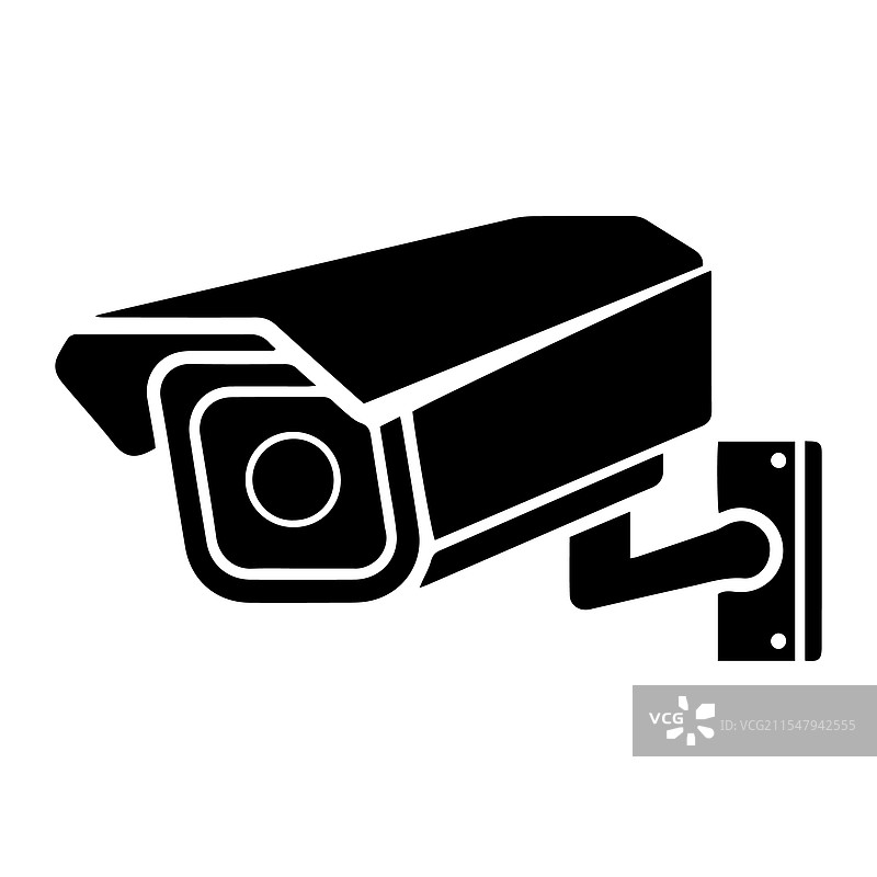 安全摄像头的轮廓 - 设计图片素材