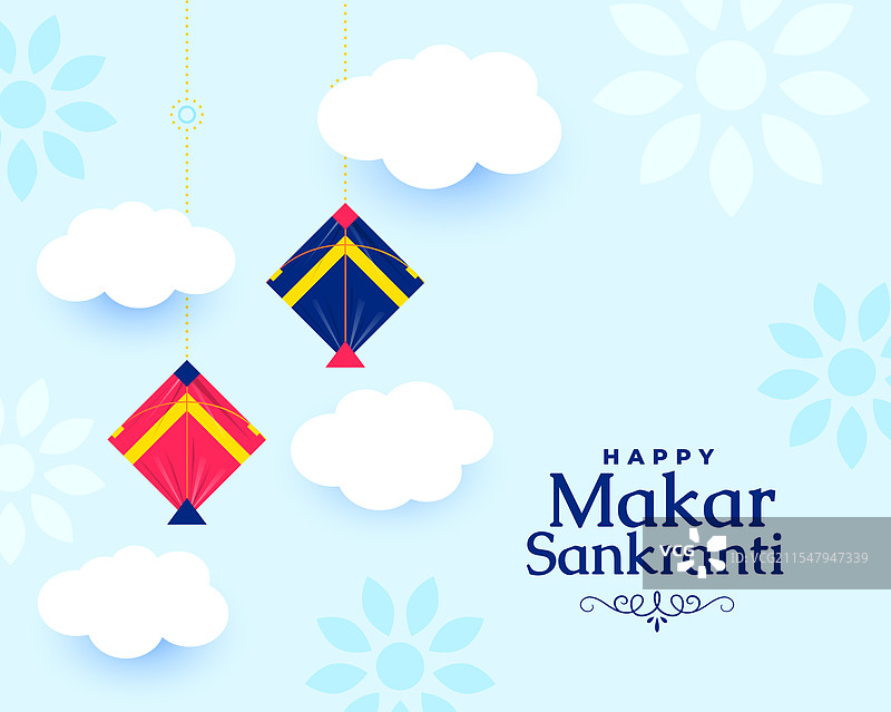 快乐的马卡尔·桑克兰提节日背景与图片素材