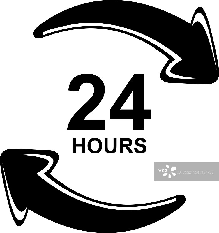 24小时图标图片素材