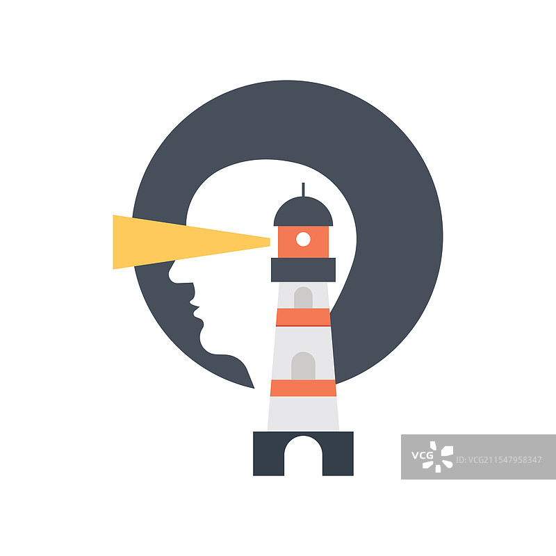 灯塔图标图片素材